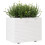 Berkfield Garden Planter White 90x60x72 cm Solid Wood Pine 4