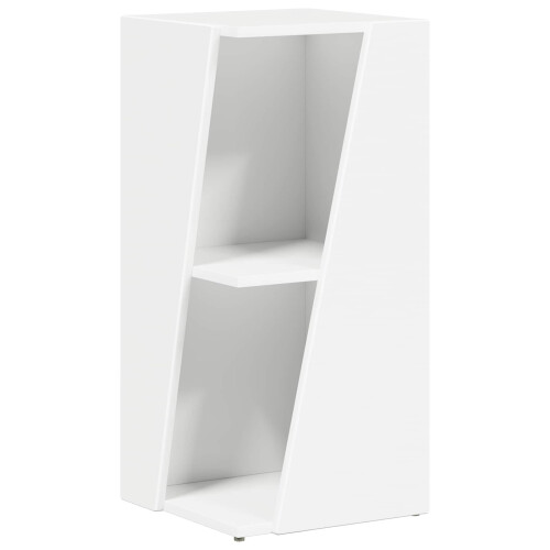 Berkfield Side Shelf White 33 x 32 x 70.5 cm Engineered Wood 1