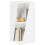 Berkfield Side Shelf White 33 x 32 x 70.5 cm Engineered Wood 3