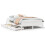 Berkfield Bed Frame without Mattress White 150x200 cm King Size Solid Wood Pine 2