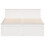 Berkfield Bed Frame without Mattress with Headboard White 150x200 cm King Size Solid Wood Pine 4