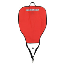 Tauch-Nylon-Hebesack, Gut Sichtbarer Auftriebssack mit Offenem Boden, Bergungssack-Schwimmerboje (Rot)
