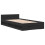 Berkfield Bed Frame with Drawer without Mattress Black 75x190 cm Small Single 3