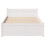 Berkfield Bed Frame without Mattress White 90x190 cm Single Solid Wood Pine 4