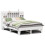 Berkfield Bed Frame without Mattress White 140x200 cm Solid Wood Pine 2