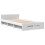 Berkfield Bed Frame with Drawer without Mattress White 75x190 cm Small Single 3
