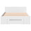 Berkfield Bed Frame with Drawer without Mattress White 75x190 cm Small Single 4