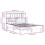 Berkfield Bed Frame without Mattress White 140x200 cm Solid Wood Pine 7