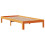 Berkfield Bed Frame without Mattress Wax Brown 100x200 cm Solid Wood Pine 5