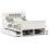 Berkfield Bookcase Bed without Mattress White 150x200 cm King Solid Wood Pine 2