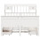Berkfield Bookcase Bed without Mattress White 150x200 cm King Solid Wood Pine 4