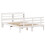 Berkfield Bed Frame with Headboard without Mattress White 140x200 cm 3