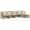 Berkfield 5 Piece Garden Sofa Set Impregnated Wood Pine 2