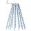 Berkfield Christmas Tree Net Lights with 180 LEDs Blue 180 cm 2
