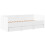 Berkfield Daybed with Drawers without Mattress White 100x200 cm 3