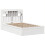 Berkfield Bed Frame without Mattress White 135x190 cm Double Solid Wood Pine 3