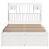 Berkfield Bed Frame without Mattress White 135x190 cm Double Solid Wood Pine 4