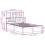 Berkfield Bed Frame without Mattress White 135x190 cm Double Solid Wood Pine 7