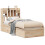 Berkfield Bed Frame without Mattress 75x190 cm Small Single Solid Wood Pine 2
