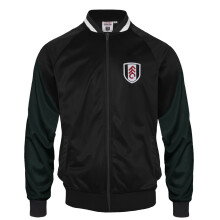 Fulham FC Official Football Gift Mens Retro Track Top Jacket XL