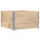 Berkfield Pallet Collars 3 pcs 100x100 cm Solid Wood Pine 5
