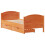 Berkfield Bed Frame without Mattress Wax Brown 75x190 cm Small Single Solid Wood Pine 3
