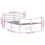 Berkfield Bed Frame with Headboard Wax Brown 140x190 cm Solid Wood Pine 7