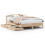 Berkfield Bed Frame without Mattress 135x190 cm Double Solid Wood Pine 2