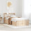 Berkfield Bed Frame with Headboard 75x190 cm Small Single Solid Wood Pine 3