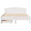 Berkfield Bed Frame without Mattress White 120x190 cm Small Double Solid Wood Pine 4