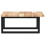 Berkfield Basin Shelf Wall Mounted Steel and Solid Wood Acacia 5