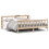 Berkfield Bed Frame without Mattress 180x200 cm Super King Solid Wood Pine 2