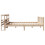 Berkfield Bed Frame without Mattress 180x200 cm Super King Solid Wood Pine 5