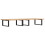 Berkfield Basin Shelf Wall Mounted Steel and Solid Wood Acacia 2