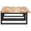 Berkfield Basin Shelf Wall Mounted Steel and Solid Wood Acacia 5