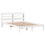 Berkfield Bed Frame without Mattress White 135x190 cm Double Solid Wood Pine 3