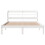 Berkfield Bed Frame without Mattress White 135x190 cm Double Solid Wood Pine 4