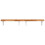 Berkfield Basin Shelf Wall Mounted Steel and Solid Wood Acacia 4