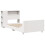 Berkfield Bed Frame without Mattress White 75x190 cm Small Single Solid Wood Pine 3