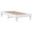 Berkfield Bed Frame without Mattress White 75x190 cm Small Single Solid Wood Pine 5