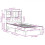 Berkfield Bed Frame without Mattress White 75x190 cm Small Single Solid Wood Pine 7