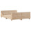 Berkfield Bed Frame without Mattress 135x190 cm Double Solid Wood Pine 5
