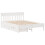 Berkfield Bed Frame without Mattress White 135x190 cm Double Solid Wood Pine 3