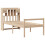 Berkfield Bookcase Bed without Mattress 90x190 cm Single Solid Wood Pine 3
