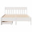 Berkfield Bed Frame without Mattress White 135x190 cm Double Solid Wood Pine 4