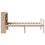 Berkfield Bookcase Bed without Mattress 90x190 cm Single Solid Wood Pine 5