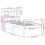 Berkfield Bookcase Bed without Mattress 90x190 cm Single Solid Wood Pine 7