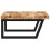 Berkfield Basin Shelf Wall Mounted Steel and Solid Wood Acacia 5
