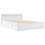Berkfield Bed Frame with Headboard without Mattress White 140x200 cm 3