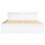 Berkfield Bed Frame with Headboard without Mattress White 140x200 cm 5